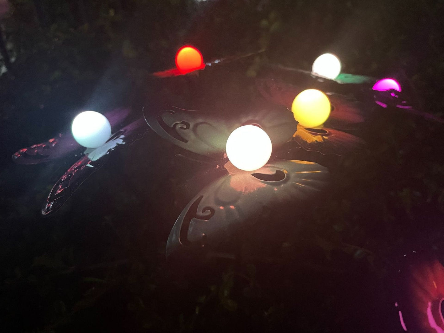 Waterproof Solar Powered Metal Butterflies Starburst Swaying Lights