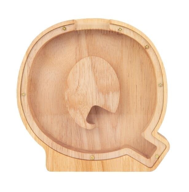 (🔥Summer Hot Sale Now-48% Off) Personalized Wooden Letter Piggy Bank - FREE SHIPPING