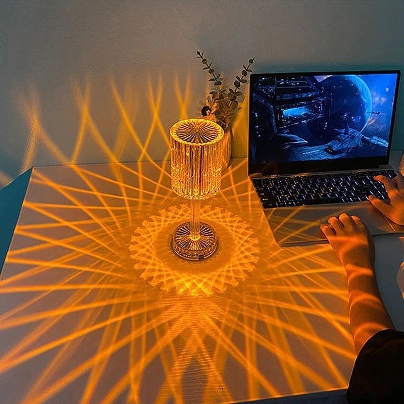 Touching Control Crystal Lamp 💎