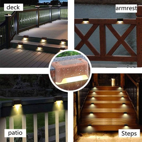 LED Solar Lamp Path Staircase Outdoor Waterproof Wall Light🔥BUY 3 GET 2 FREE