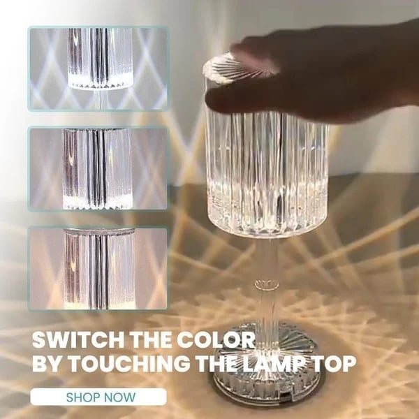 Touching Control Crystal Lamp 💎