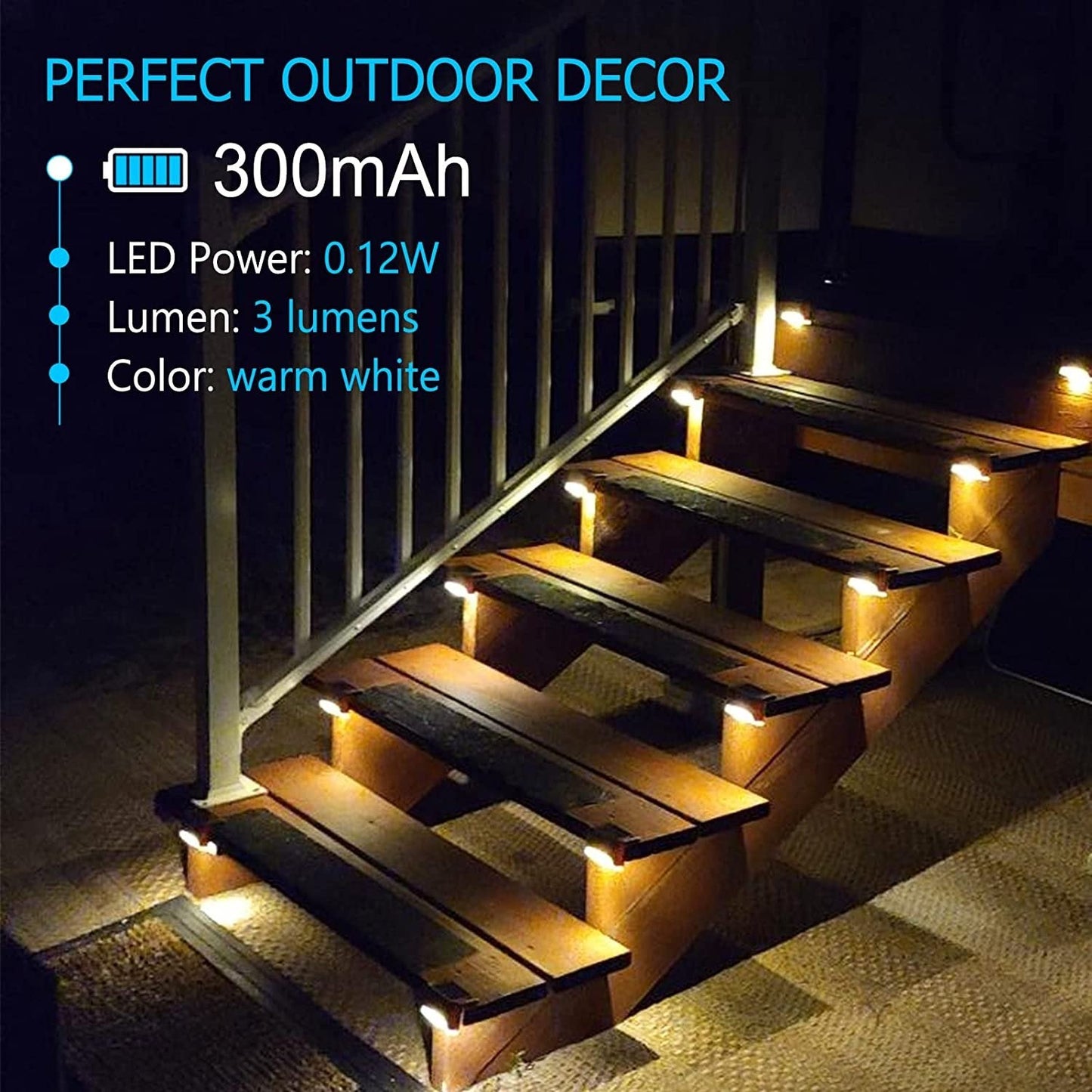 LED Solar Lamp Path Staircase Outdoor Waterproof Wall Light🔥BUY 3 GET 2 FREE