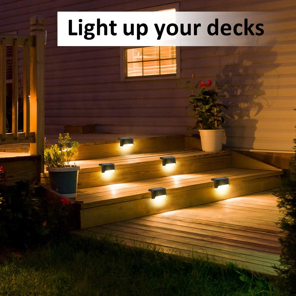 LED Solar Lamp Path Staircase Outdoor Waterproof Wall Light🔥BUY 3 GET 2 FREE