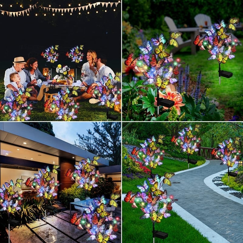 🔥Last Day 70% OFF--Solar Outdoor Butterfly Lights