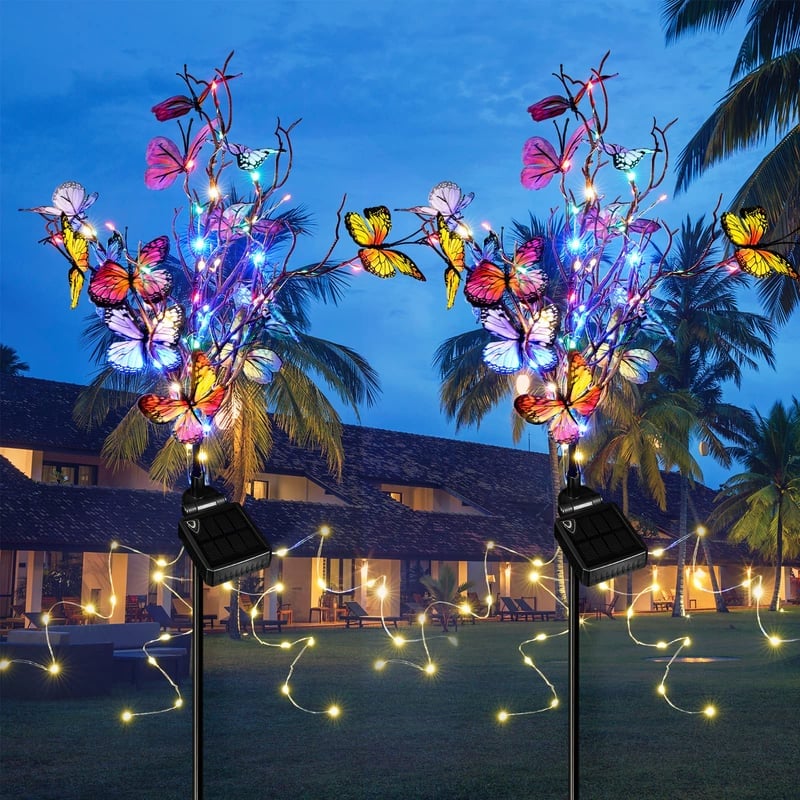 🔥Last Day 70% OFF--Solar Outdoor Butterfly Lights